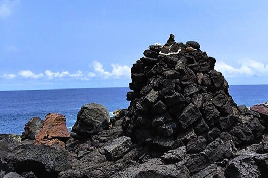 ハワイ島のクムカヒ岬