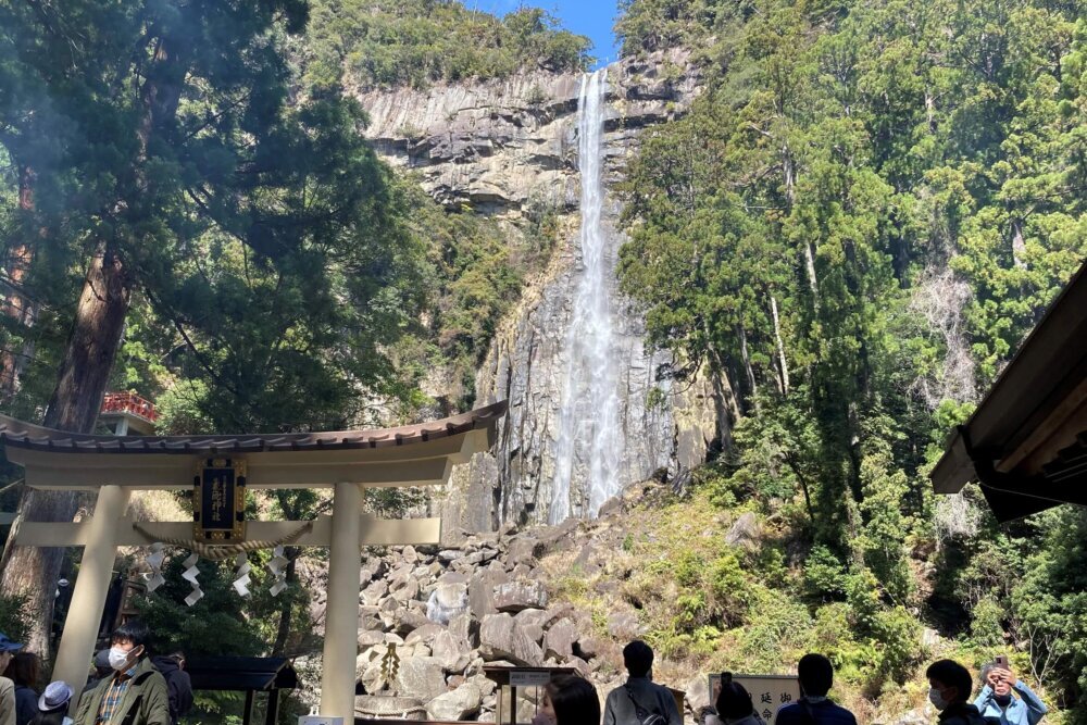 飛瀧神社から見る那智の滝
