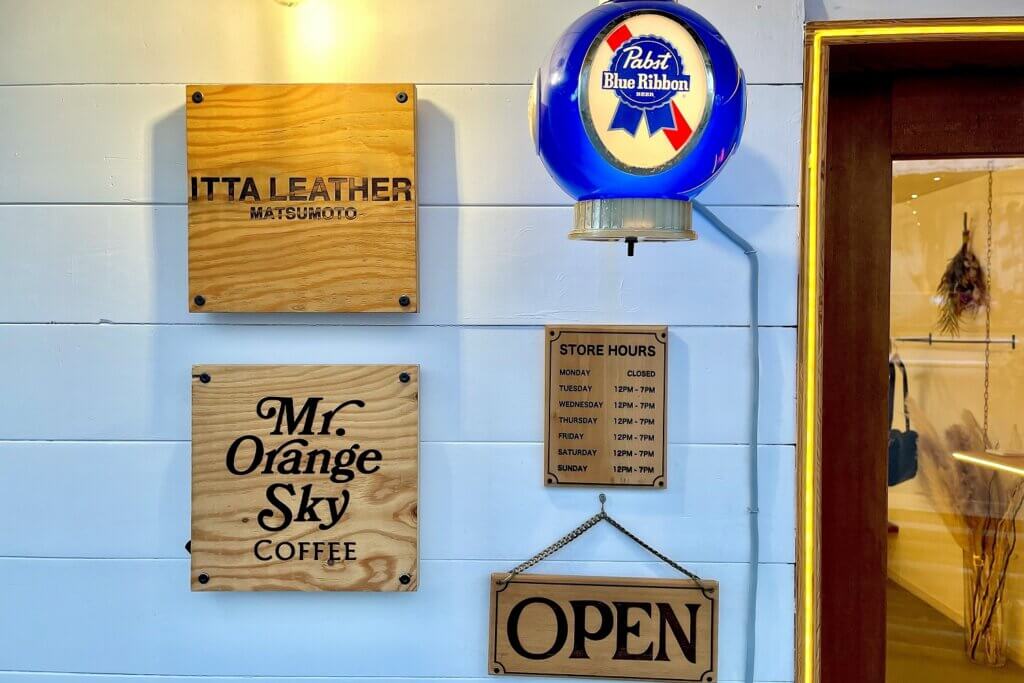 ITTA LEATHER＆Mr.Orange Sky Coffee