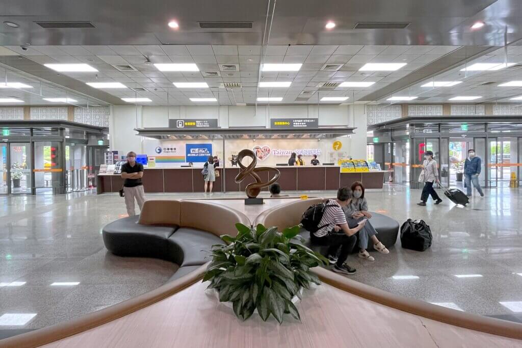 台北松山空港 国際線第１ターミナル到着ロビー