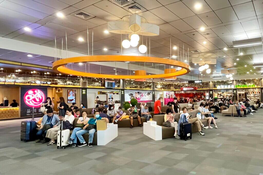 台北松山空港 国際線第１ターミナル出国フロア