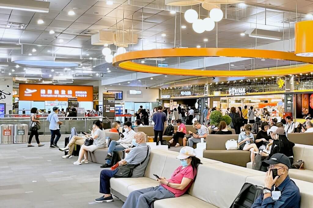 台北松山空港 国際線第１ターミナル出国フロア