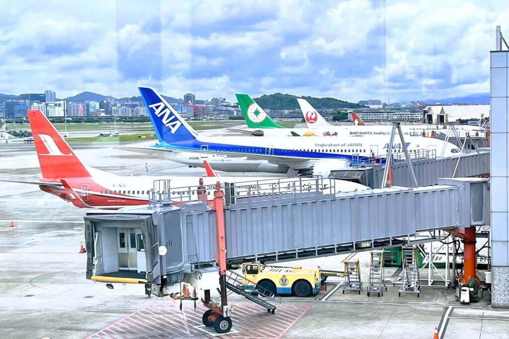 台北松山空港 国際線第１ターミナル展望デッキ