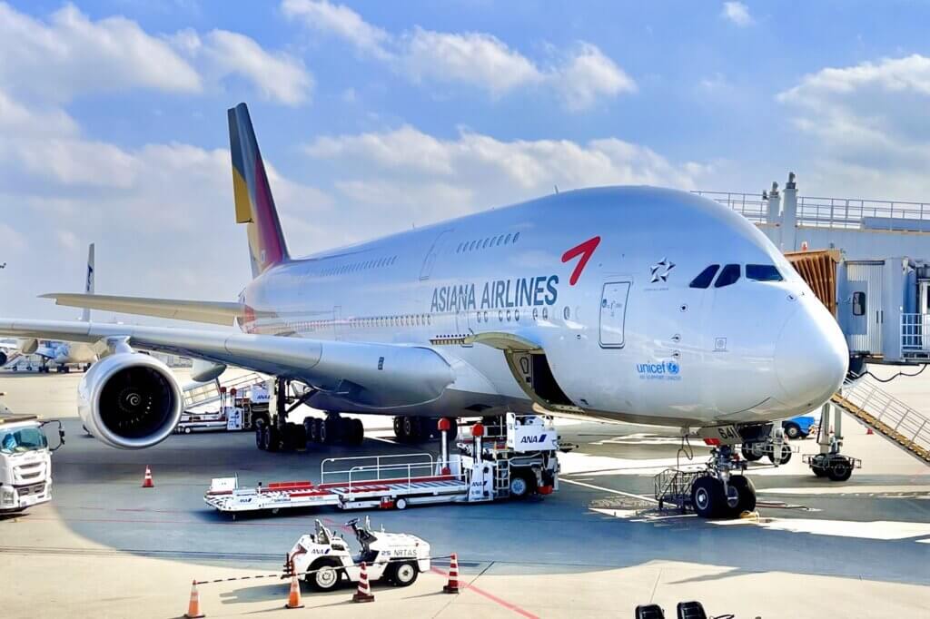 アシアナ航空A380-800