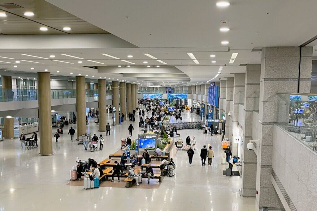 仁川国際空港第１ターミナル到着ロビー
