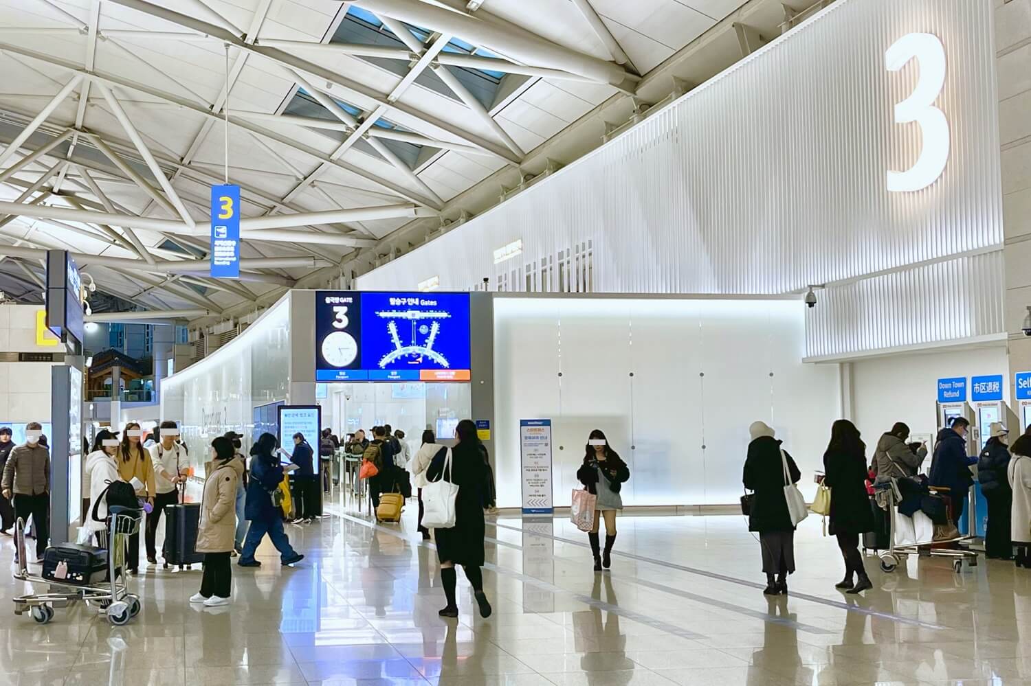 仁川国際空港第１ターミナル出発ロビー