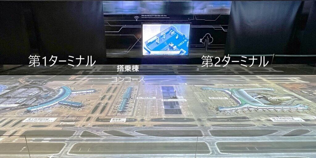 仁川国際空港第２ターミナル模型
