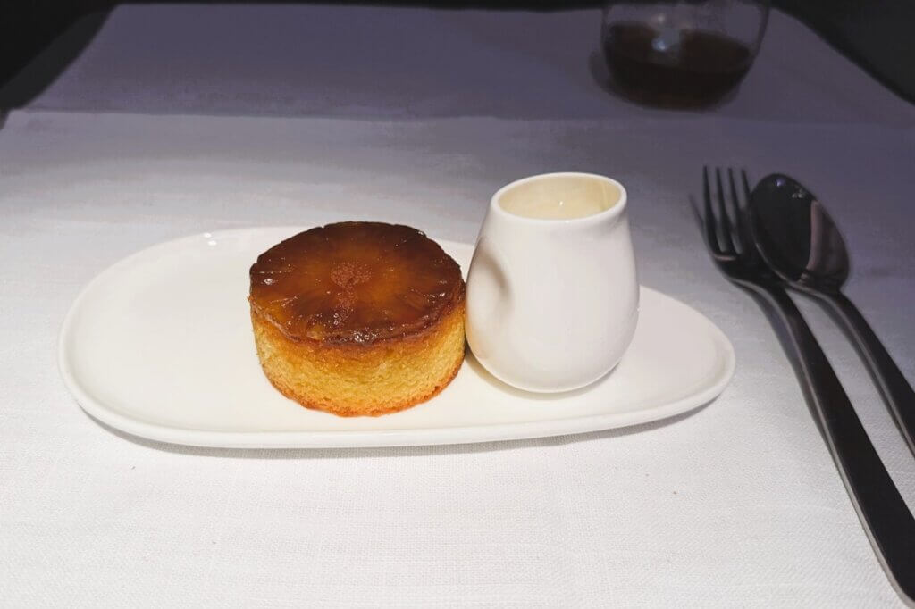 ニュージーランド航空ビジネス機内食