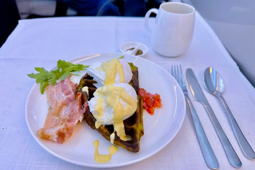 ニュージーランド航空ビジネス機内食