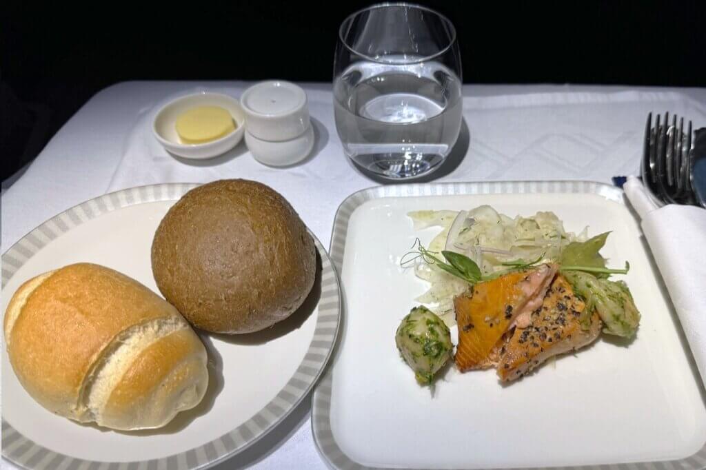 シンガポール航空ビジネスクラス機内食