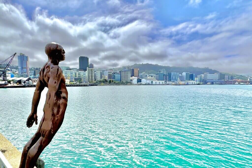 Solace in the Wind (The Naked Man) Statue