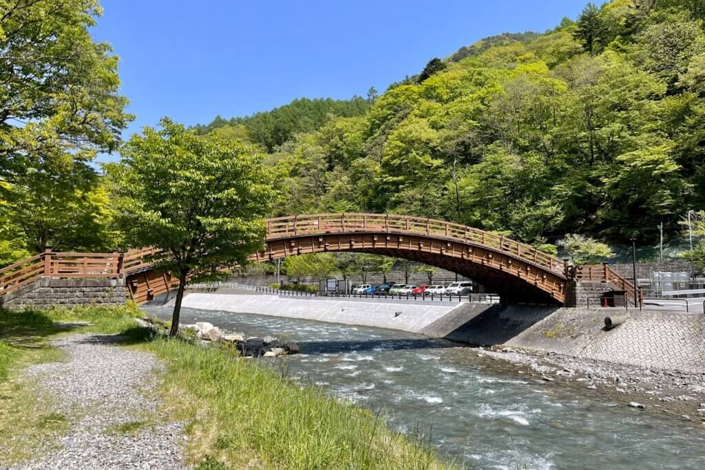 奈良井宿木曽の大橋