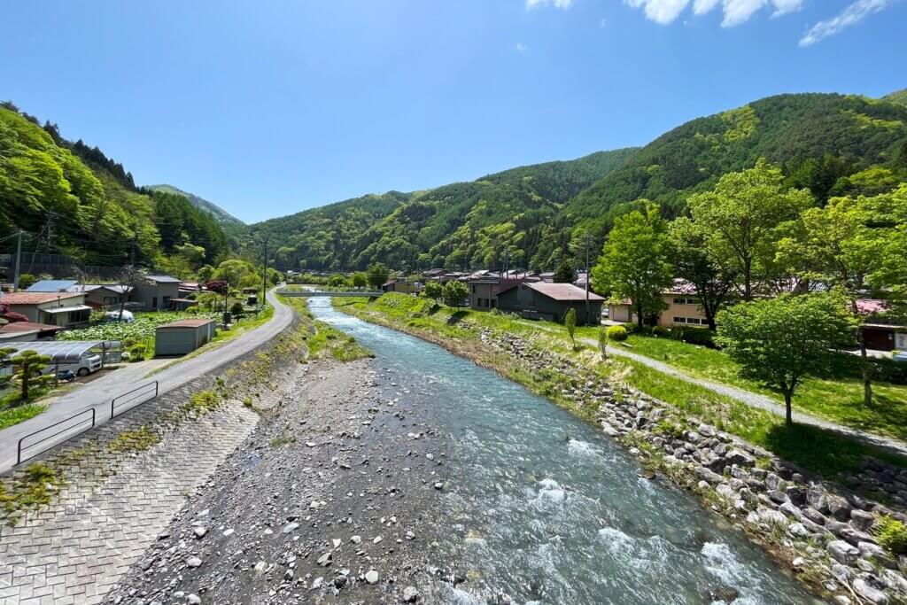 奈良井宿木曽の大橋