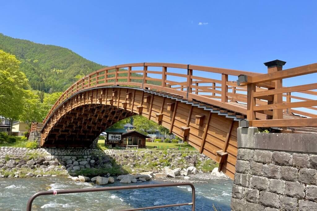 奈良井宿木曽の大橋