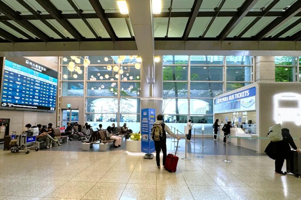 仁川空港第1ターミナルリムジンバスチケット売場