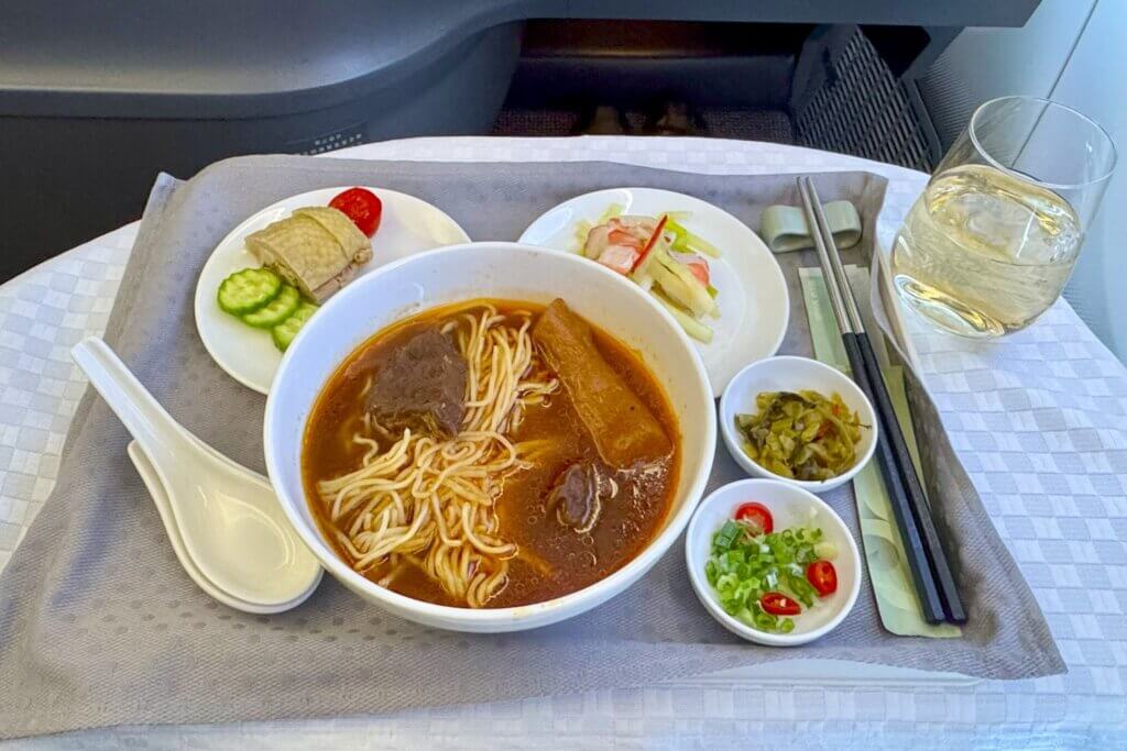 エバー航空ロイヤルローレルクラス（ビジネス）