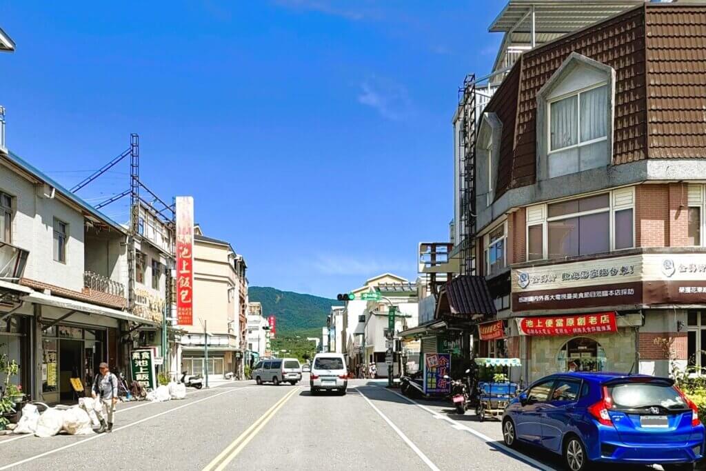 台湾鉄道池上駅前