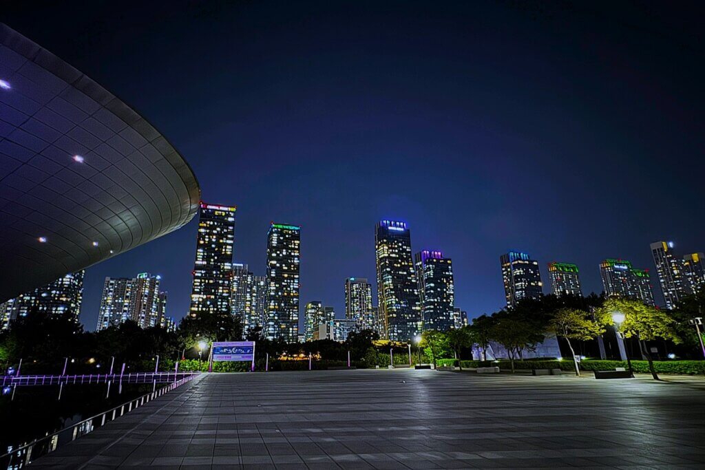 仁川･松島国際都市の夜景