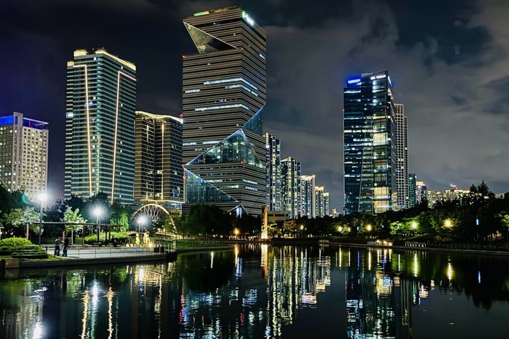 仁川･松島国際都市の夜景