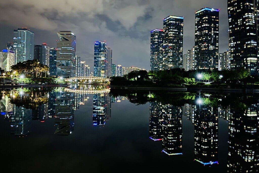 仁川･松島国際都市の夜景