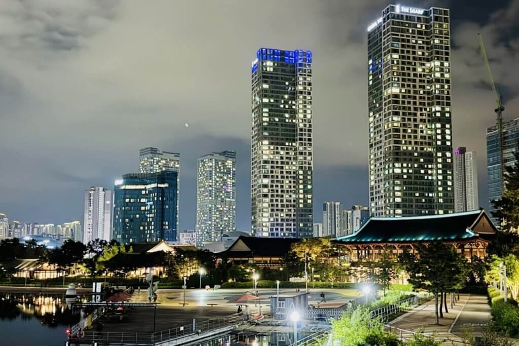 仁川･松島国際都市の夜景