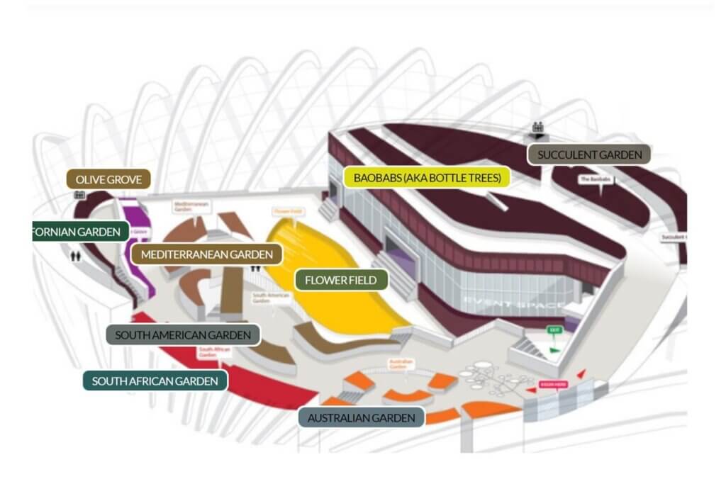 Cloud Forest and Flower Dome at Gardens by the Bay