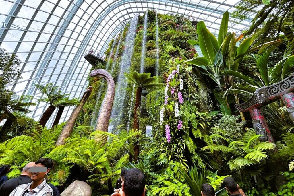 Cloud Forest and Flower Dome at Gardens by the Bay