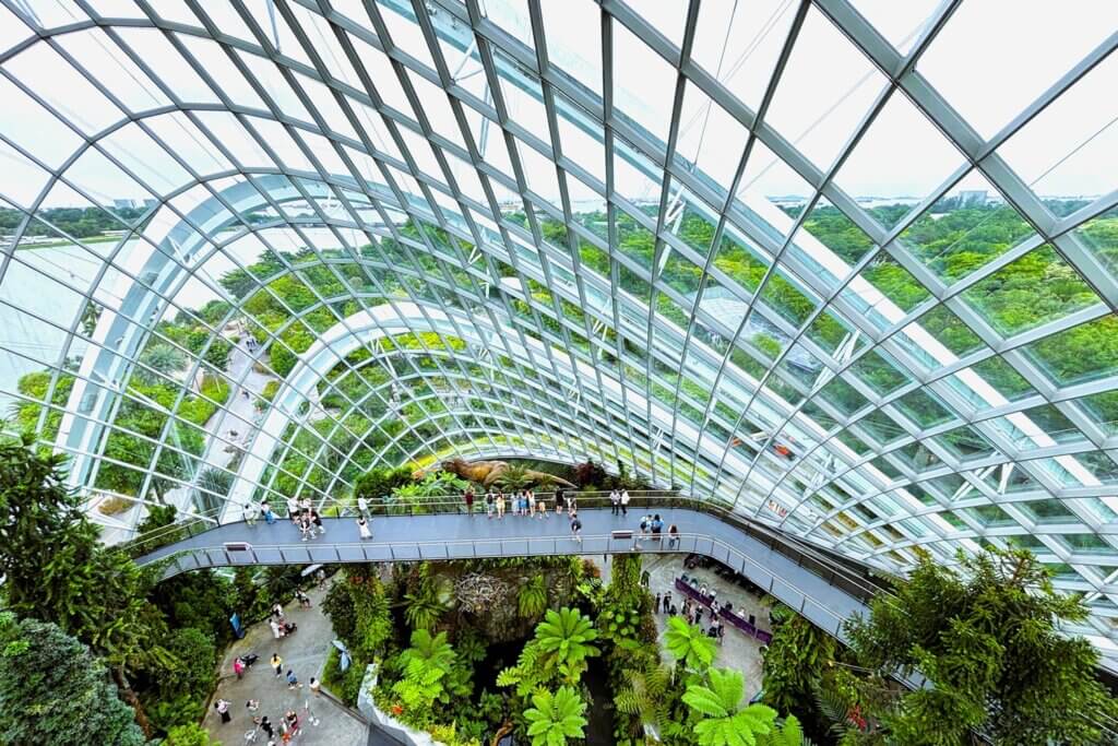 Cloud Forest and Flower Dome at Gardens by the Bay