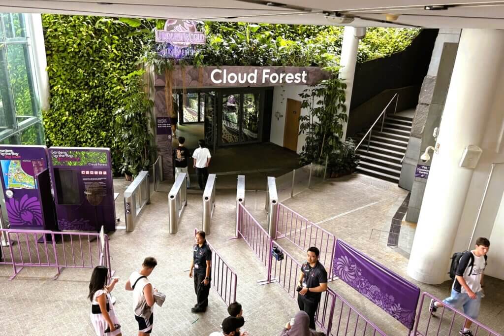Cloud Forest and Flower Dome at Gardens by the Bay