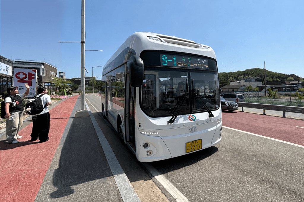 束草の路線バス