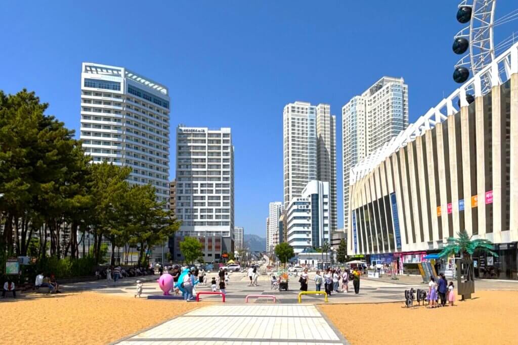 束草ビーチ