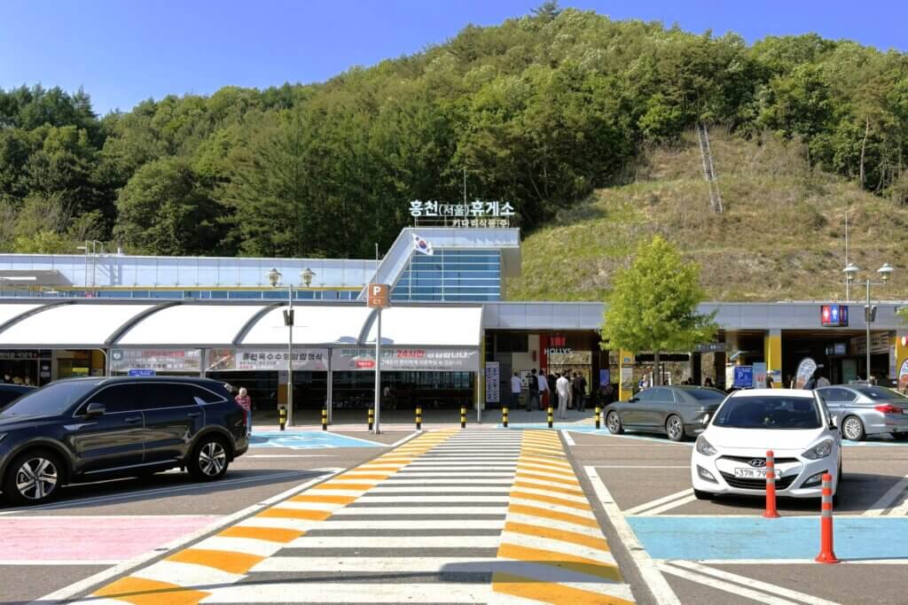 洪川サービスエリア（上り線）